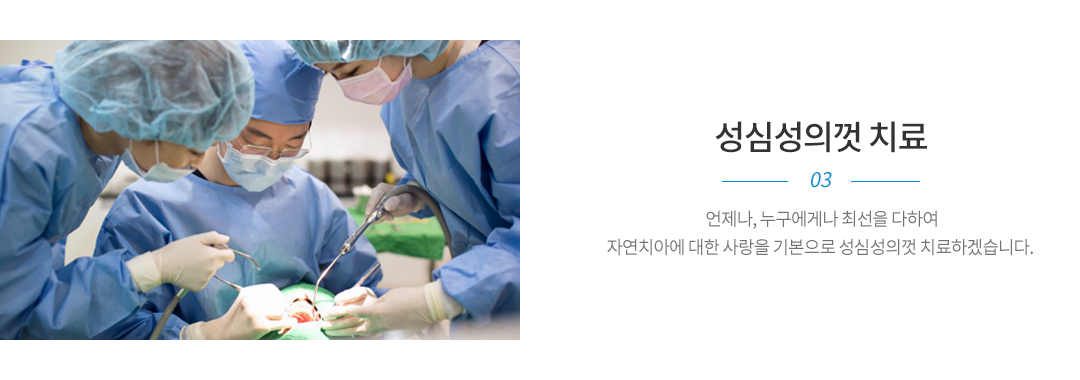 성심성의껏치료